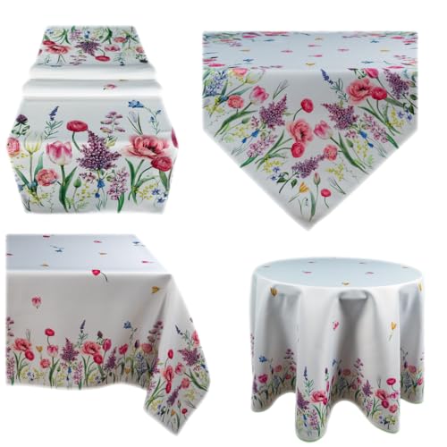 Texpot nappe ronde 150 cm prairie printanière polyester