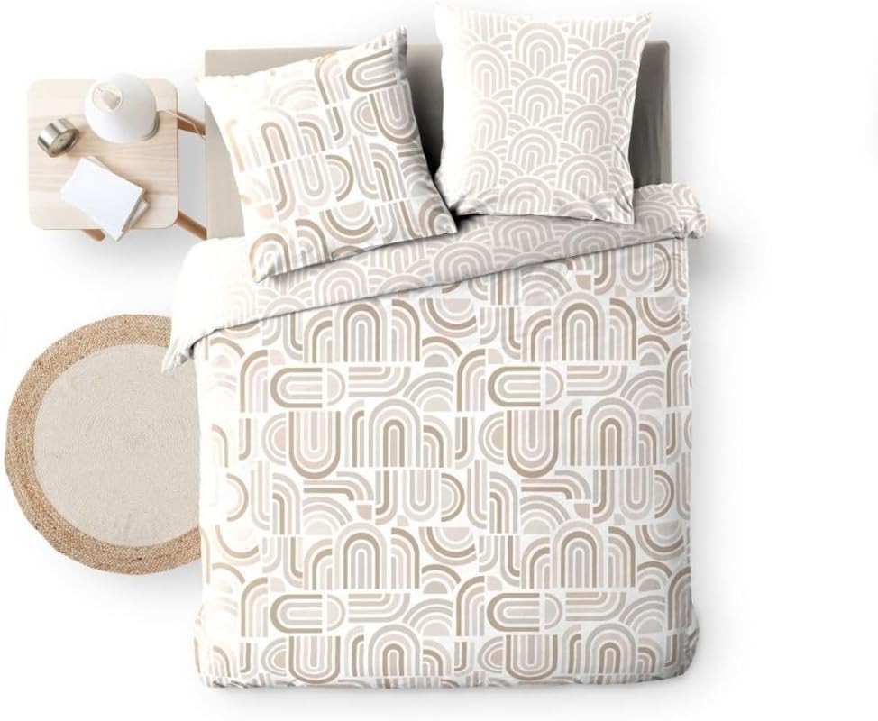 Promo Linge Pandoris parure de lit 220x240 cm microfibre imprimée