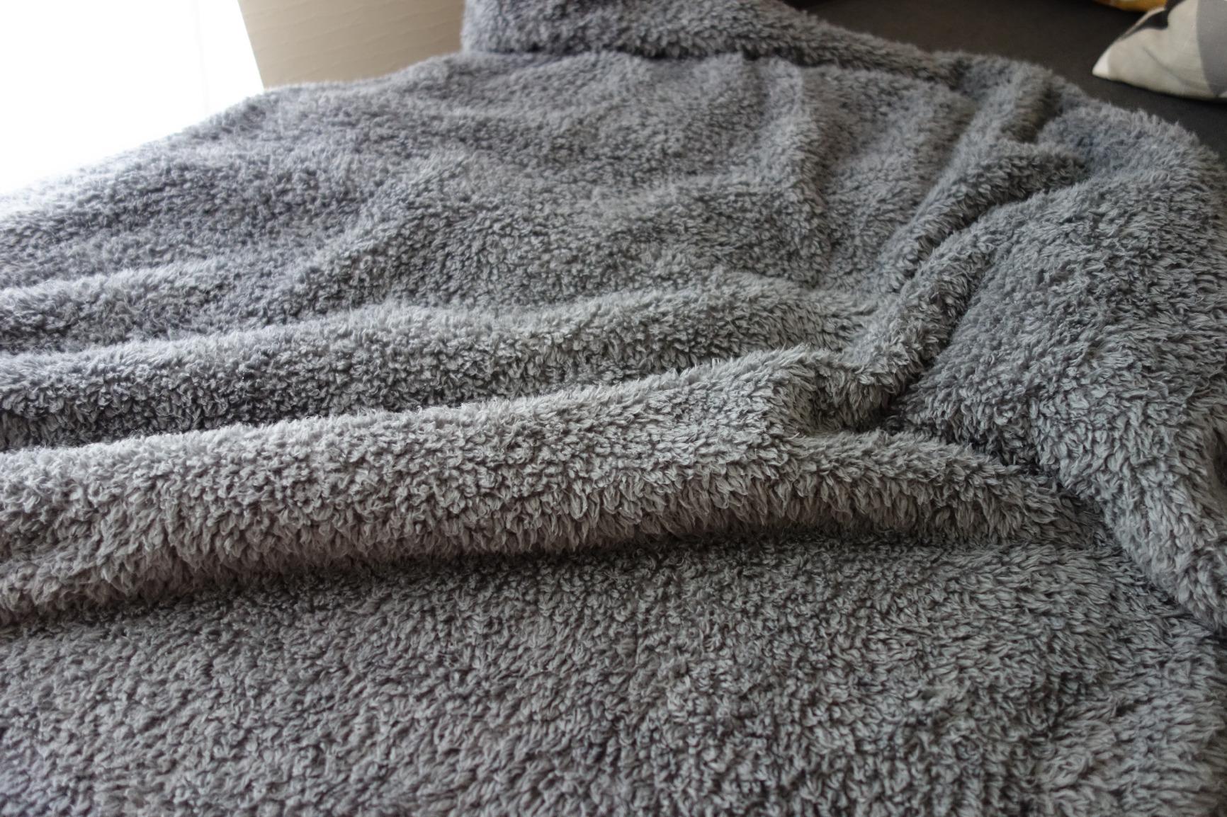 Snug Snug-Rug Sherpa Throw Blanket plaid marron chocolat 127x178