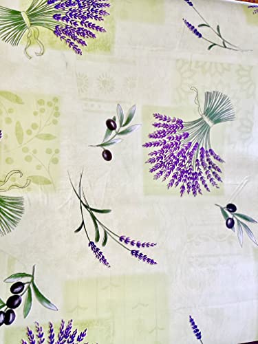 Promo Linge Bulgomme protège table vert 140x350 cm
