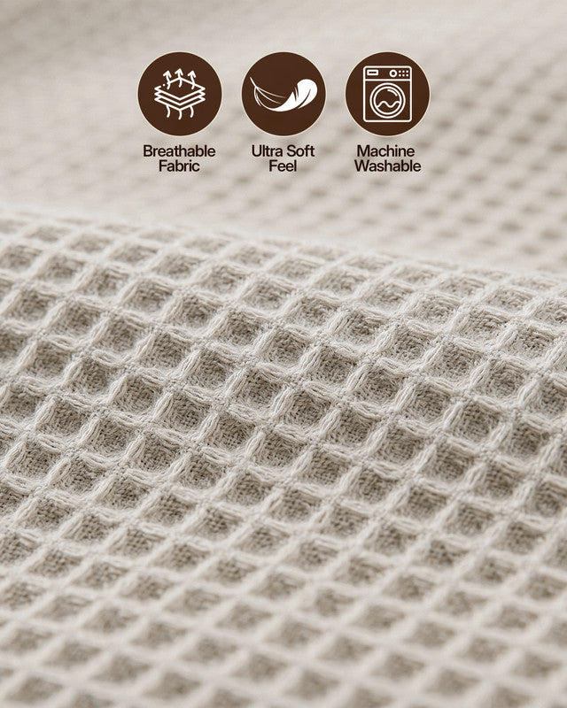 Utopia Bedding Blankets couverture gaufrée Queen kaki