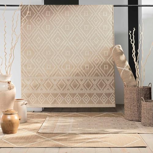Promo Linge Tania Tapis Rectangle 120x170 cm Tissé Plat