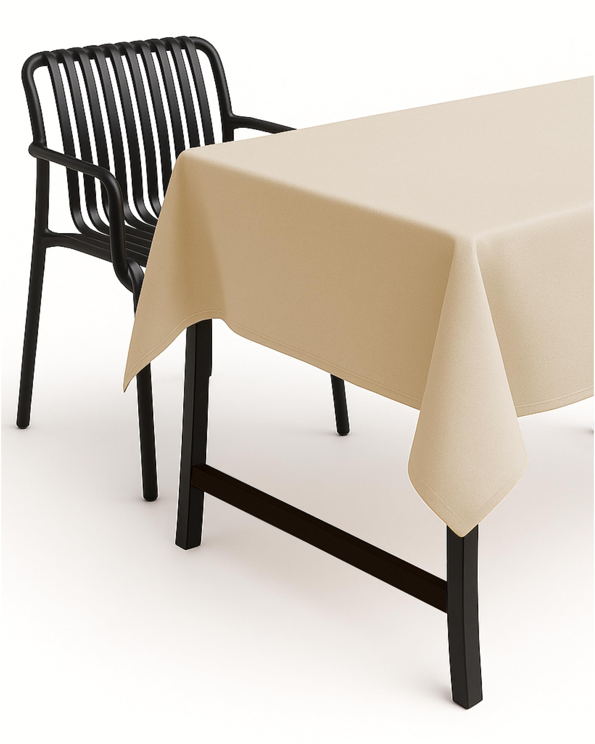 Texpot Gartentischdecken nappe écrue 90x90 cm polyester
