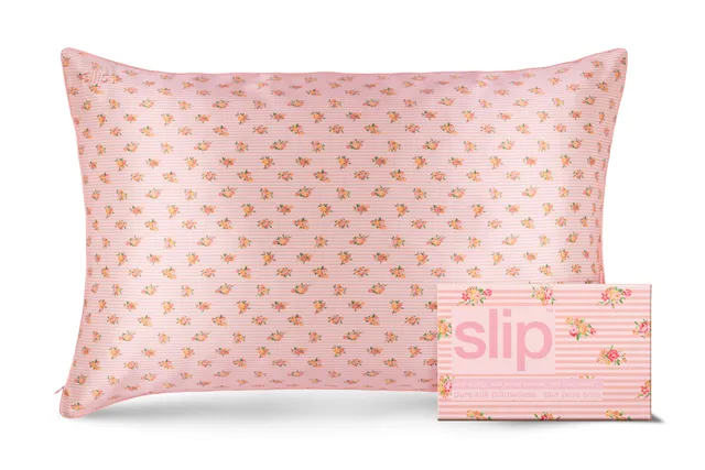 Slip Queen Taie d'Oreiller Soie Pétale 51x76 cm