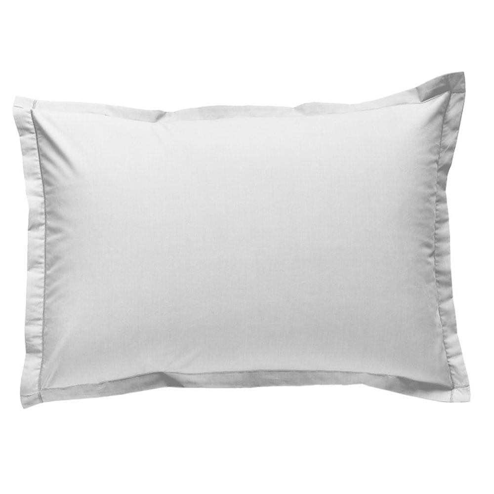 Lingorama Taie doreiller 50x70 percale coton blanc
