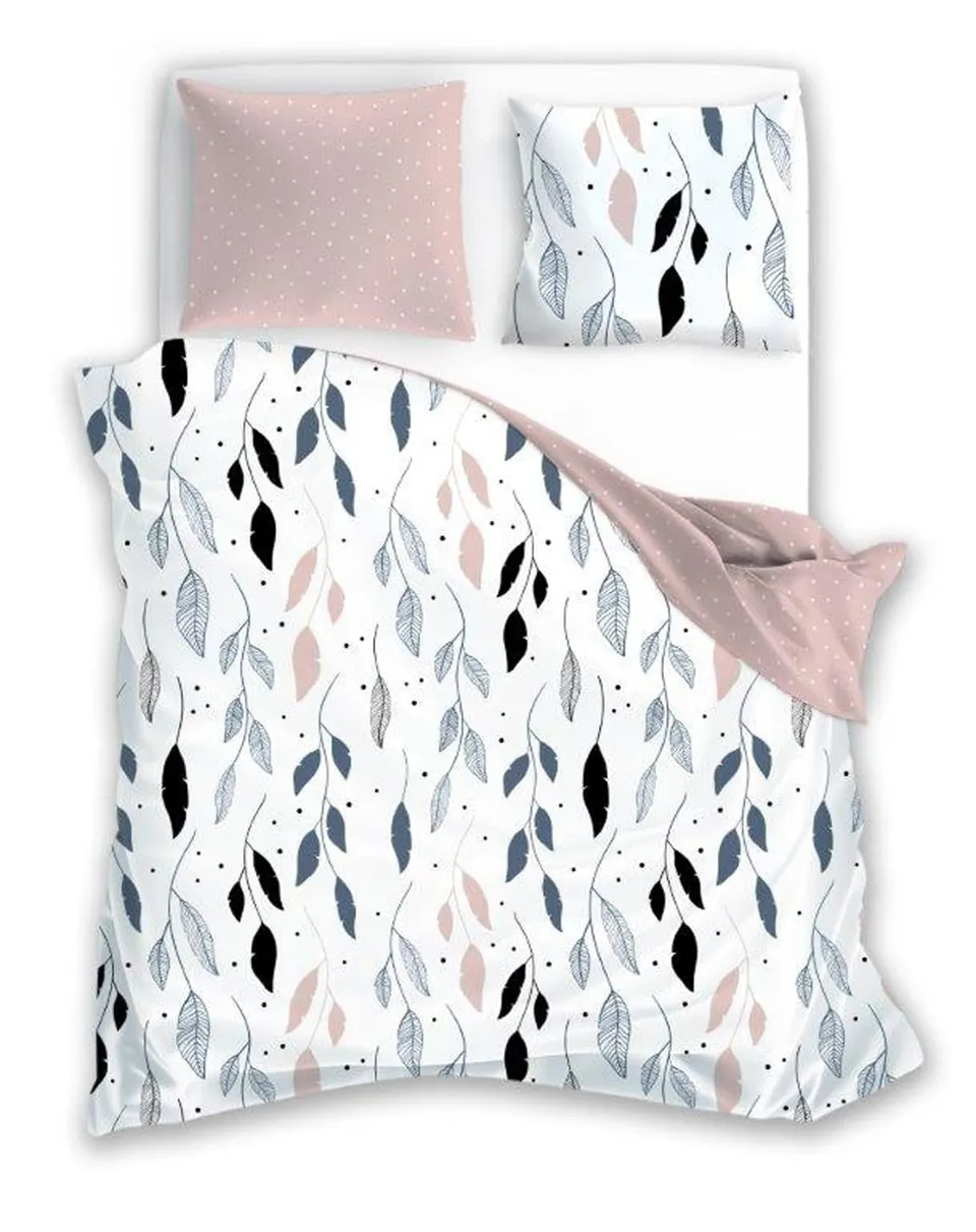 TEXPOT Bettwäsche housse de couette coton fleurs 140x200