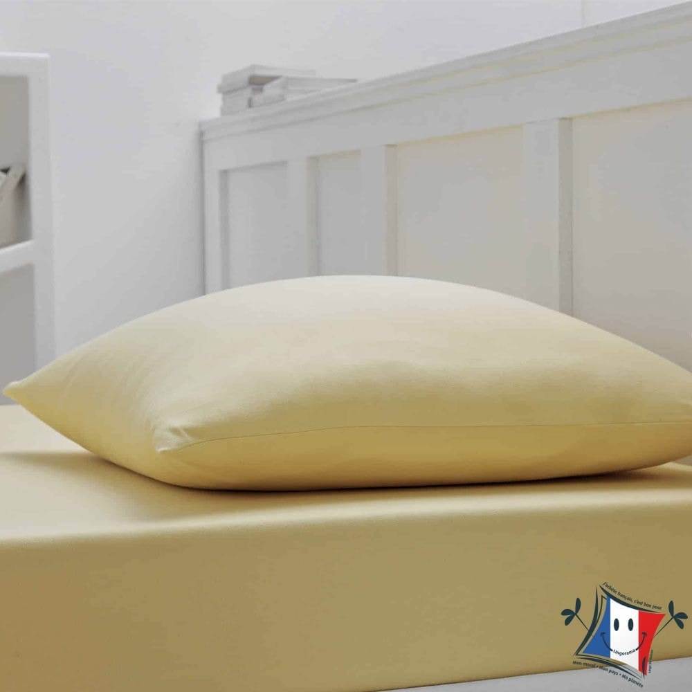 Lingorama drap-housse extensible jersey coton uni bonnet 40