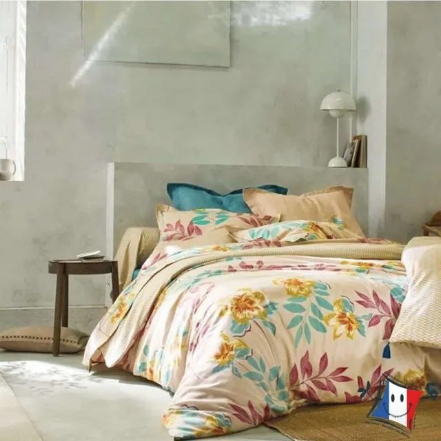 Blanc des Vosges Tahiti Housse couette 140x200 satin