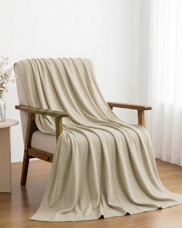 Utopia Bedding Blankets Plaid jersey Queen gris polyester