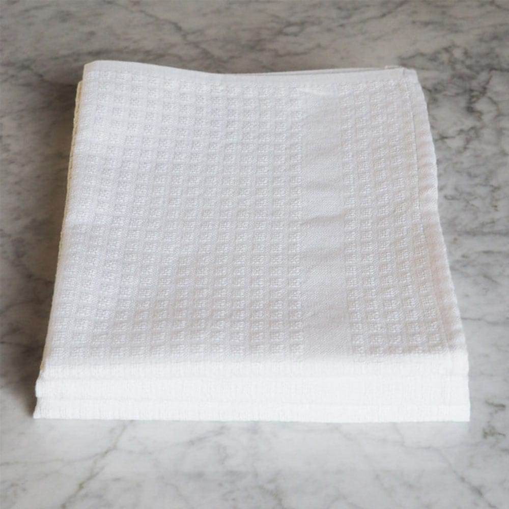 Gaufrex torchon 50x80 pur coton blanc lot de 3