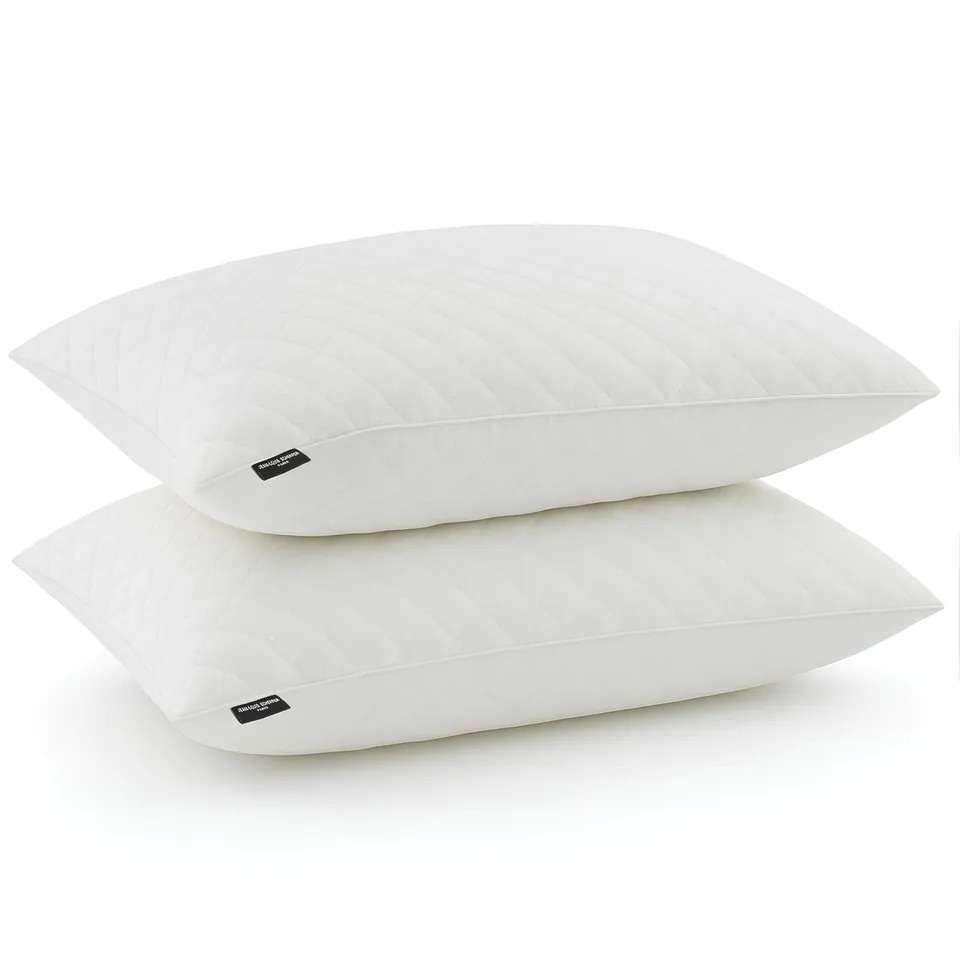 Promo Linge Oreillers mémoire forme 50x70 lot 2 cervicales
