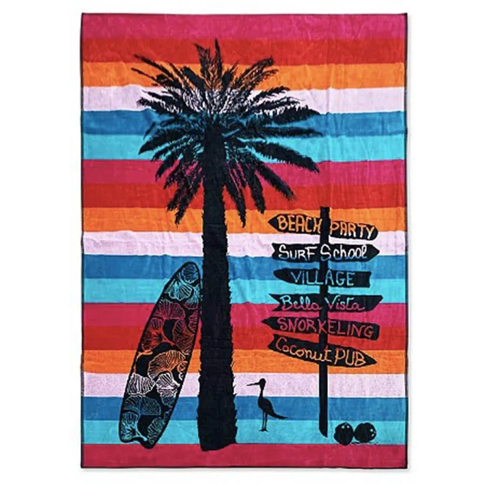 Lingorama Boavista Drap de plage 140x200 velours jacquard 420 g