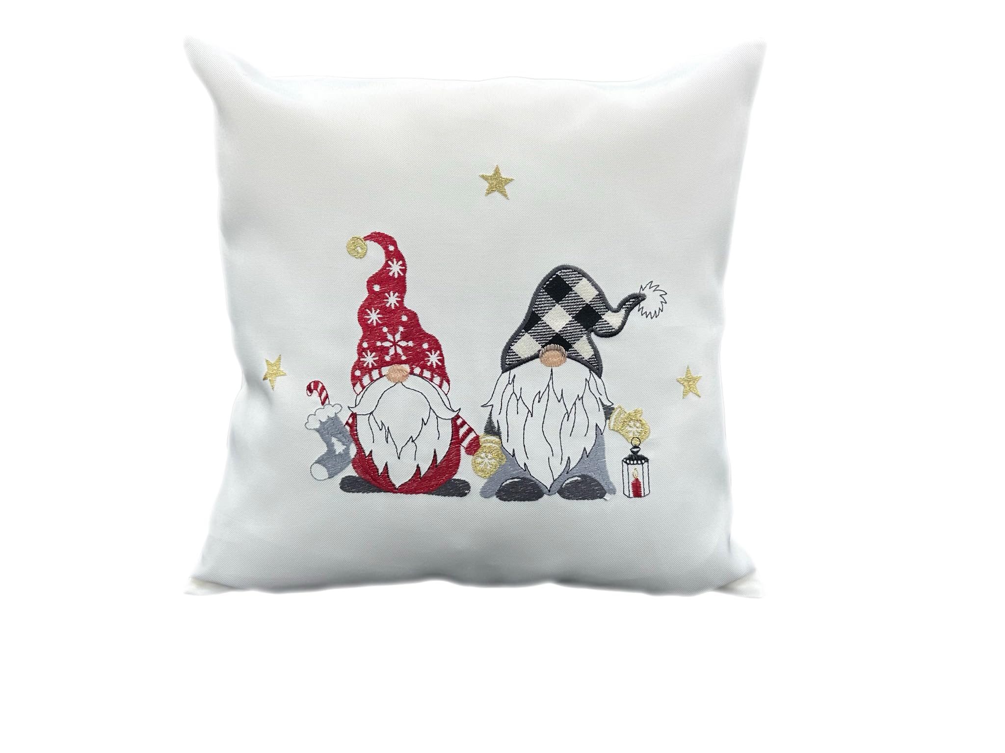 TEXPOT Kissenhüllen Housse coussin 40x40 écru lutin zip