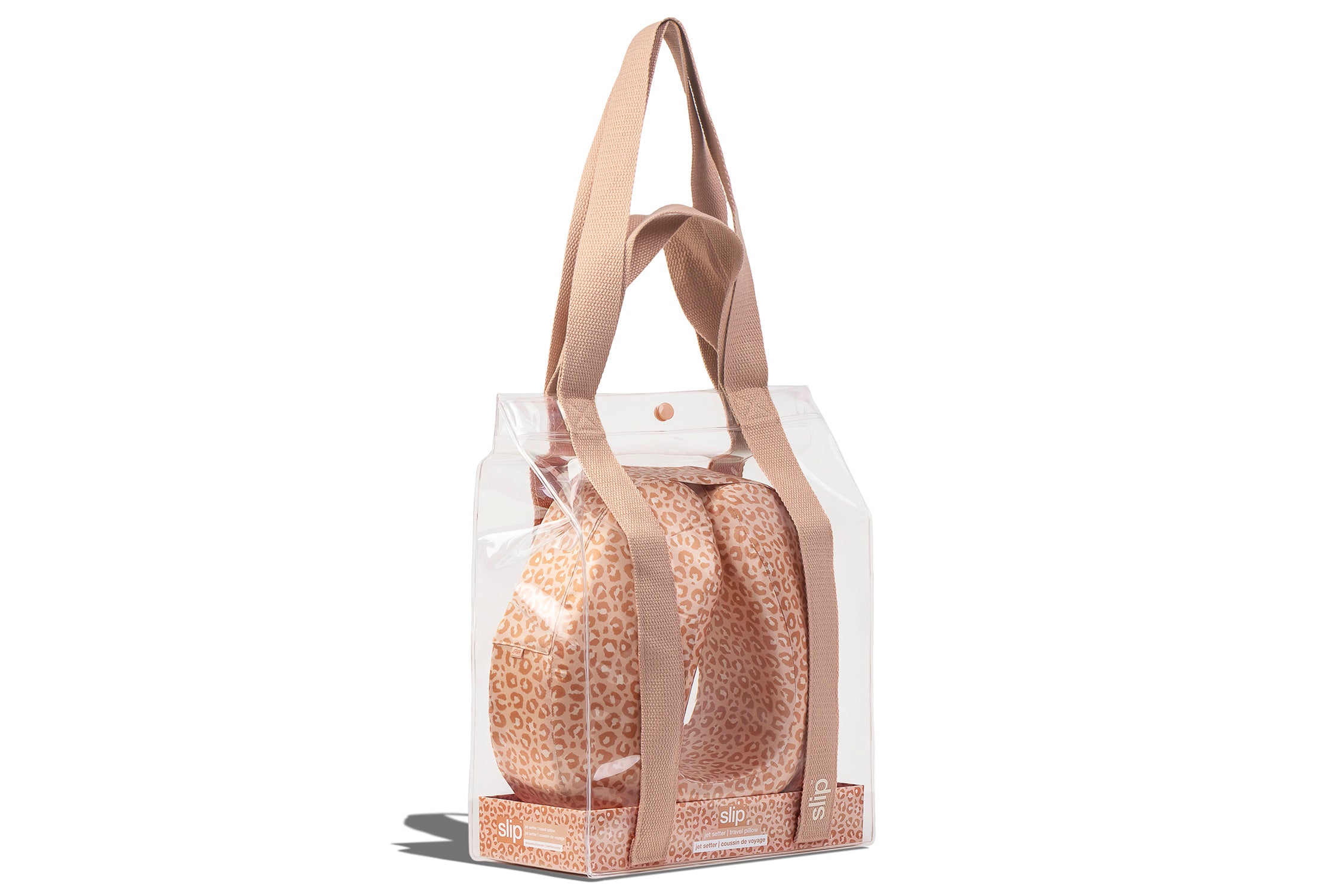 Slip Jet Setter oreiller de voyage safari soie 25x25 cm