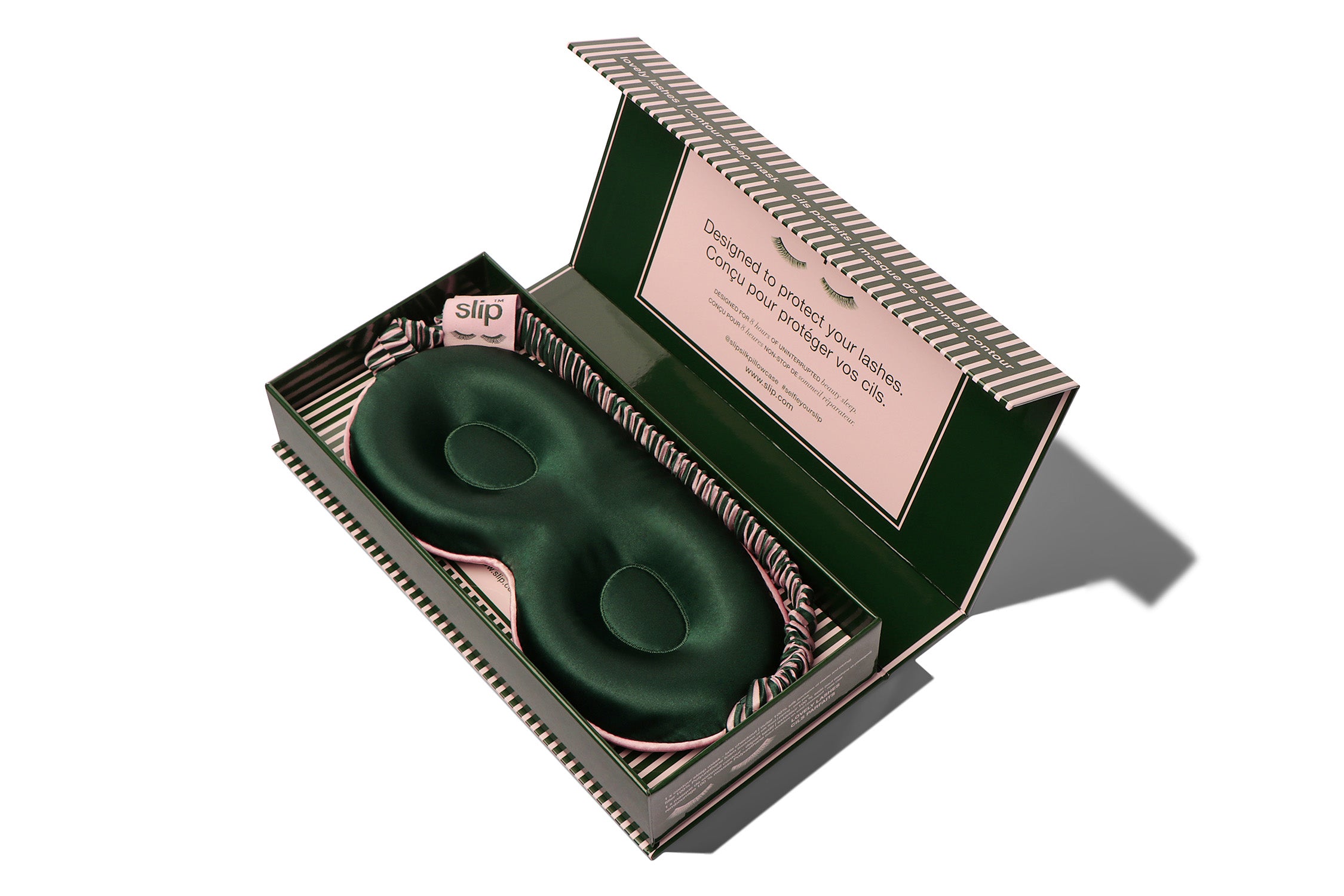 Slip Contour Sleep Mask masque Late Checkout soie