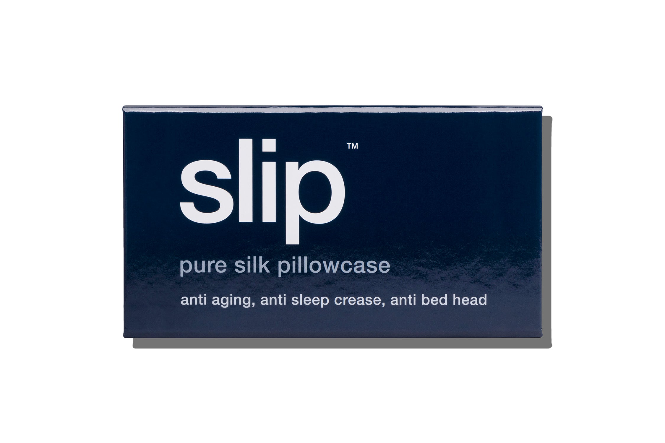 Slip King taie d'oreiller soie marine 51x91cm