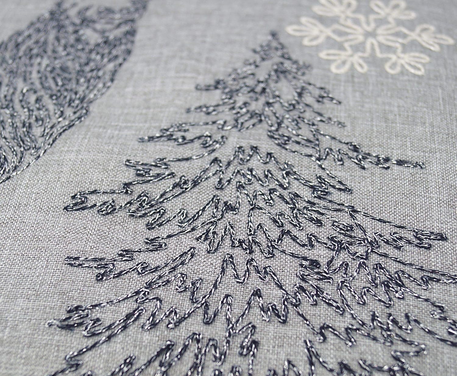 TEXPOT Tischläufer chemin de table 40x175 broderie élan Noël