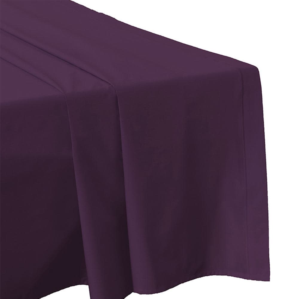 Lingorama Linge de lit Drap plat percale 270x300 uni coton