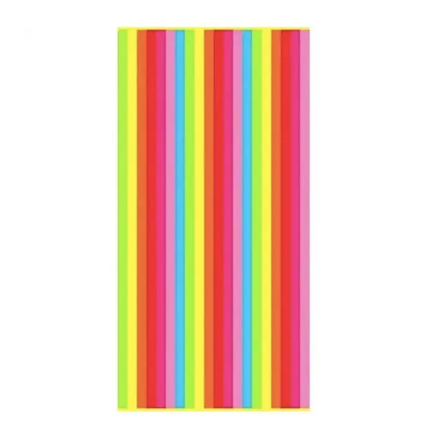 Lingorama Drap plage velours jacquard 75x150 Turquoise