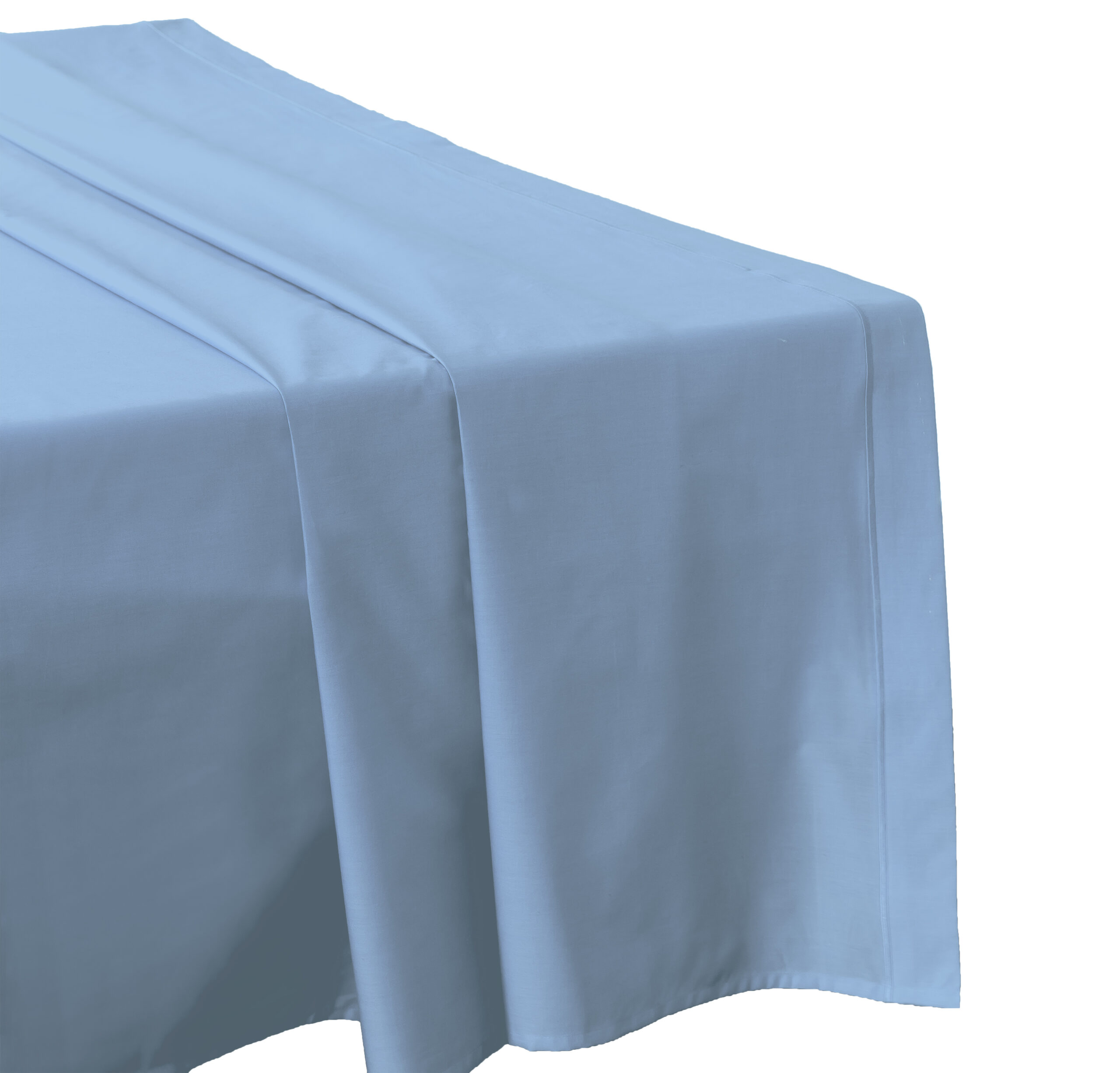 Lingorama drap plat 180x290 uni percale coton 80 fils