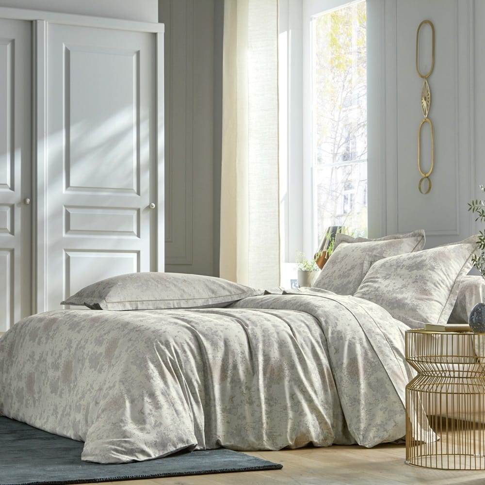 Blanc des Vosges Sakura taie oreiller satin 65x65