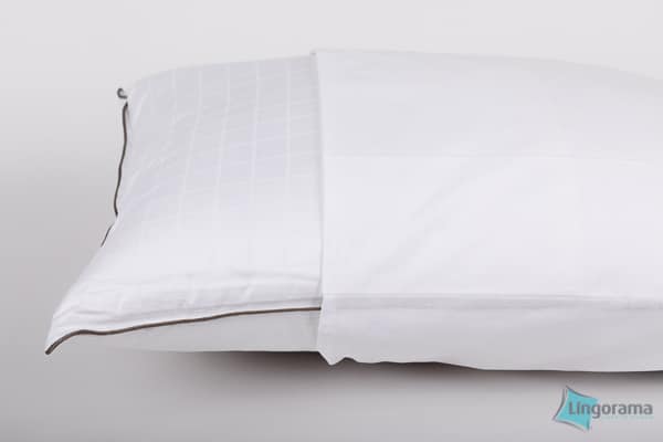 Lingorama protège-oreiller coton blanc 65x65