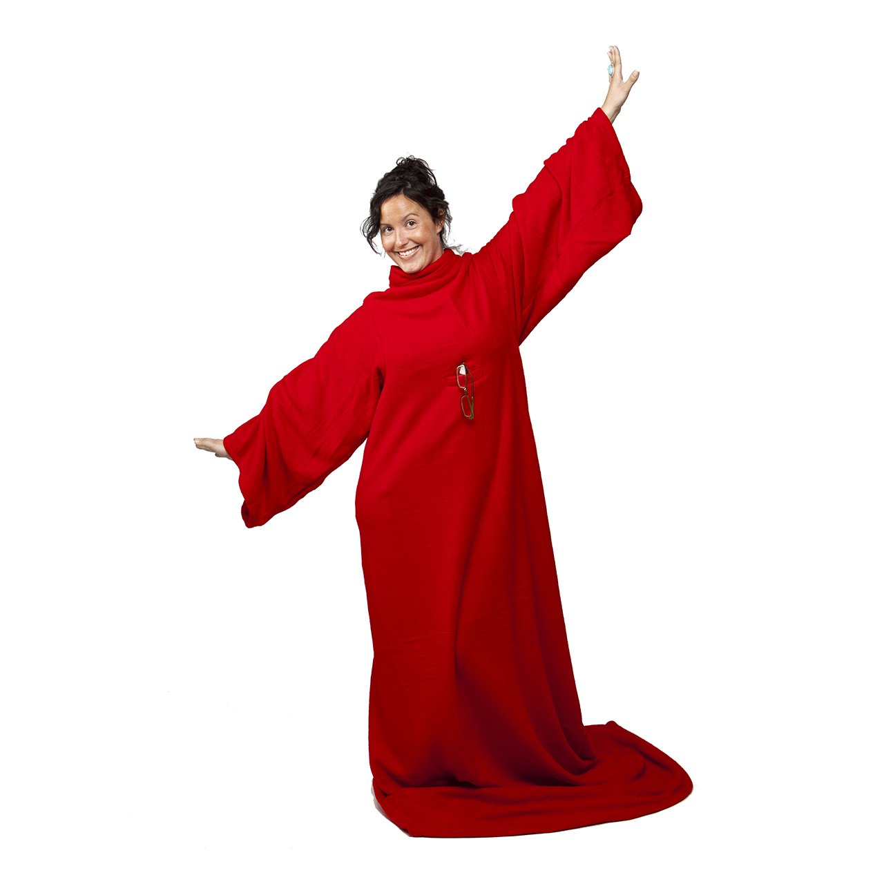 Snug-Rug Cosy Blanket couverture à manches rouge 183x137 cm