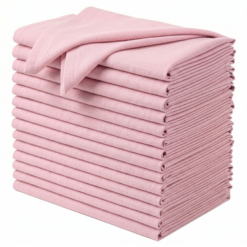 Utopia Bedding Napkin serviette table rose lot 12 18 inch