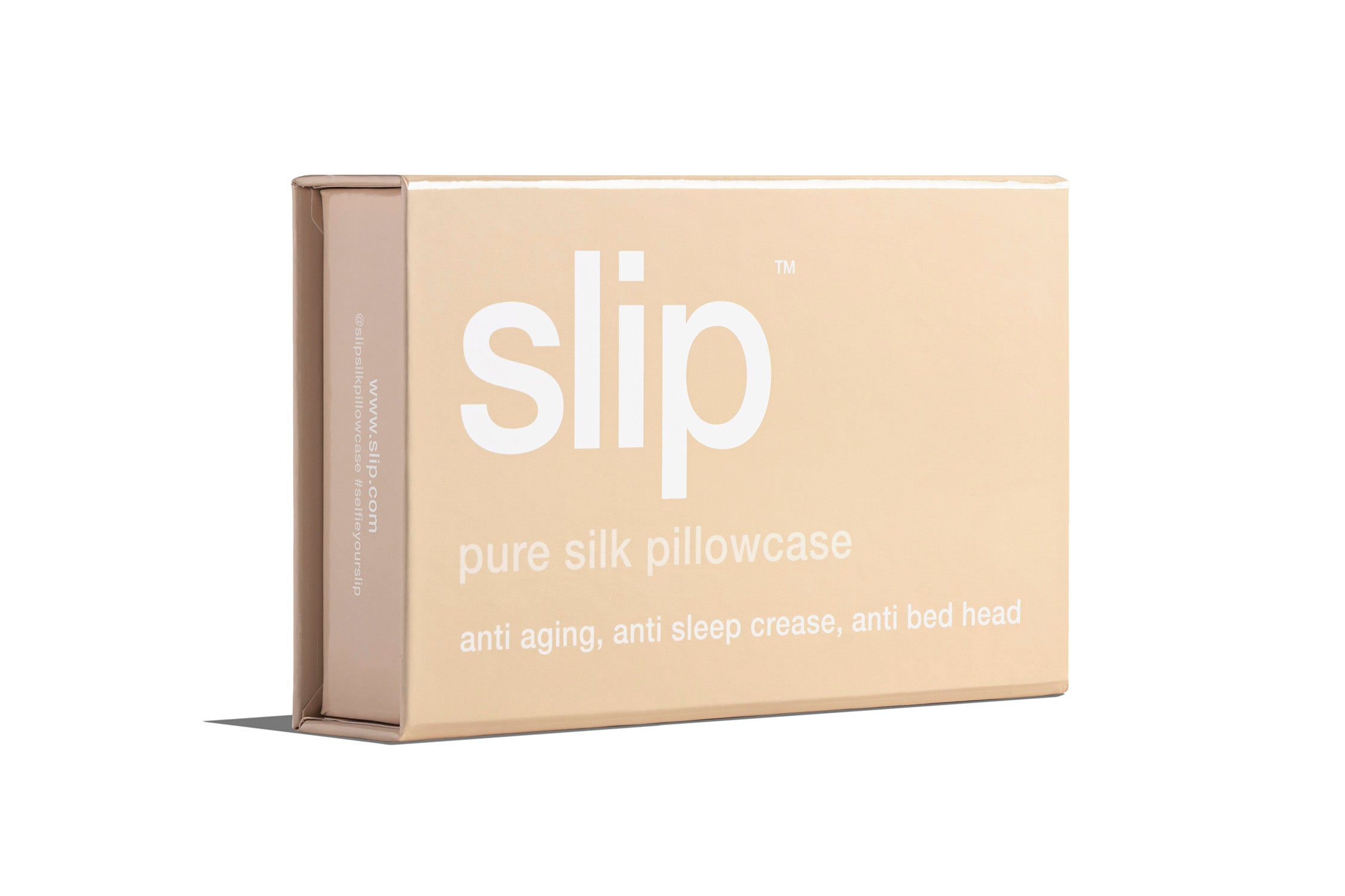Slip Queen Zippered Taie d'oreiller Caramel 51x76 Soie