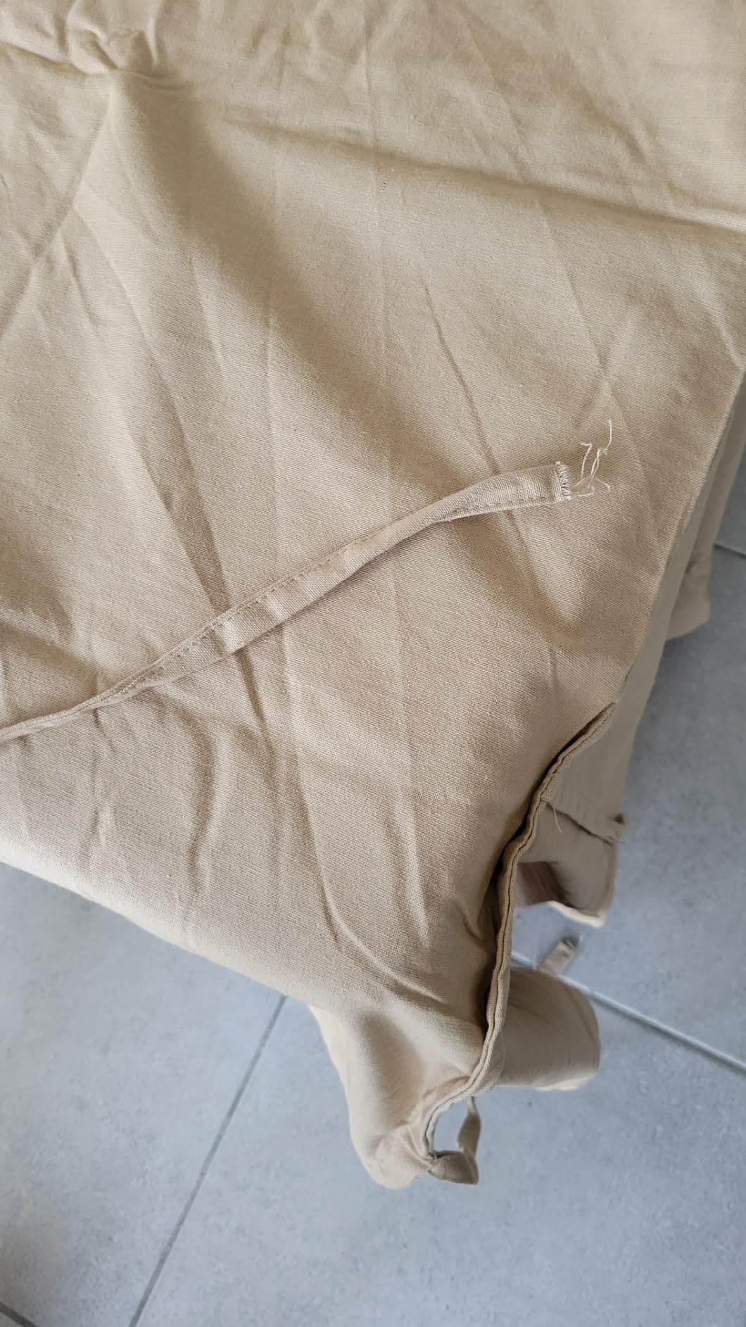 PROMO LINGE Housse Clic Clac 140x200cm Coton Anthracite