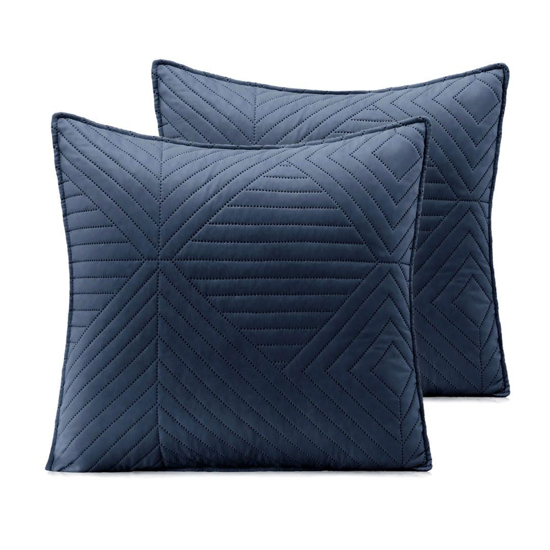 TEXPOT Bettdecken jeté lit 240x260 cm anthracite lilas