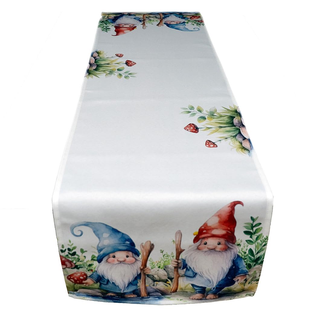 TEXPOT Tischläufer nain prairie nappe 40x110 cm blanc