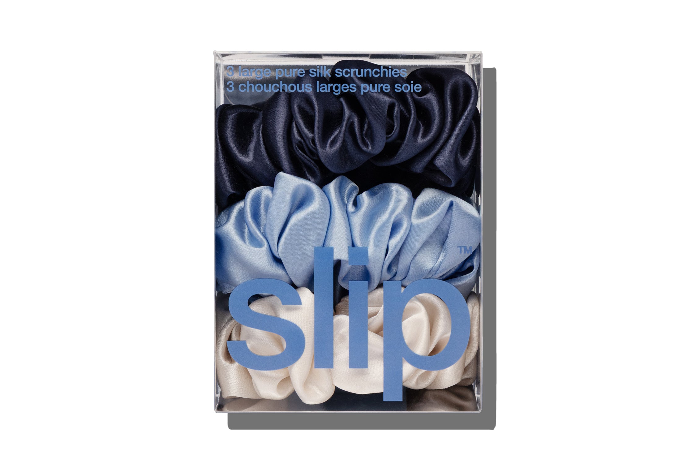 Slip Skye Large Scrunchies chouchou lot 3 soie