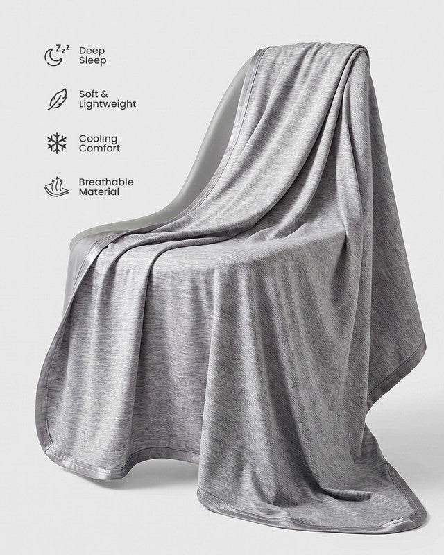 Utopia Bedding Blankets couverture été Queen gris froid