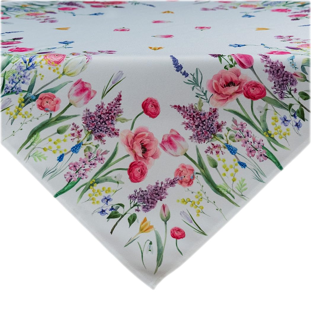 Texpot nappe ronde 150 cm prairie printanière polyester