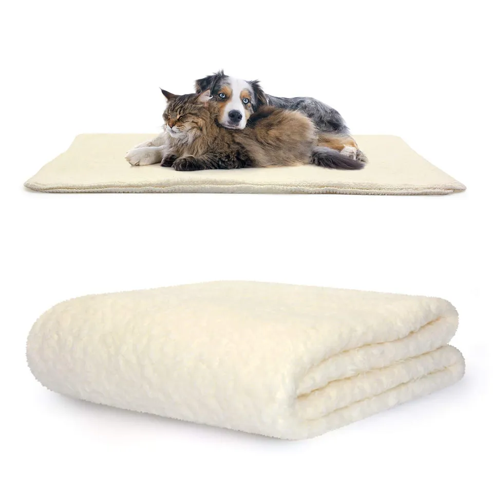 Snug Snug-Rug Sherpa Plaid animal Crème 120x88 cm