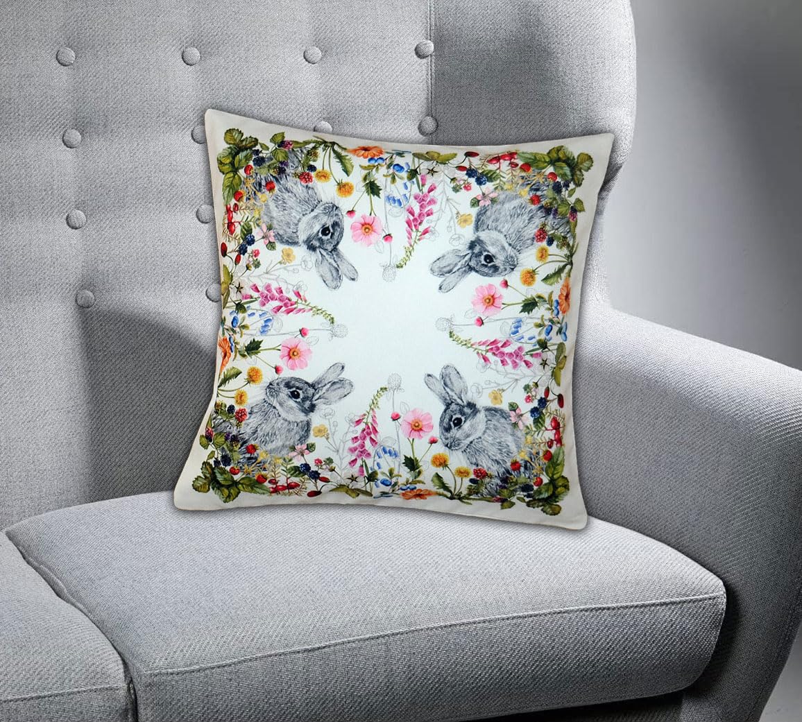 Texpot Servietten housse coussin 40x40 Pâques lapin
