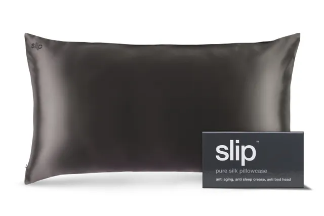 Slip King Zippered Pillowcase taie d’oreiller charcoal 51x91