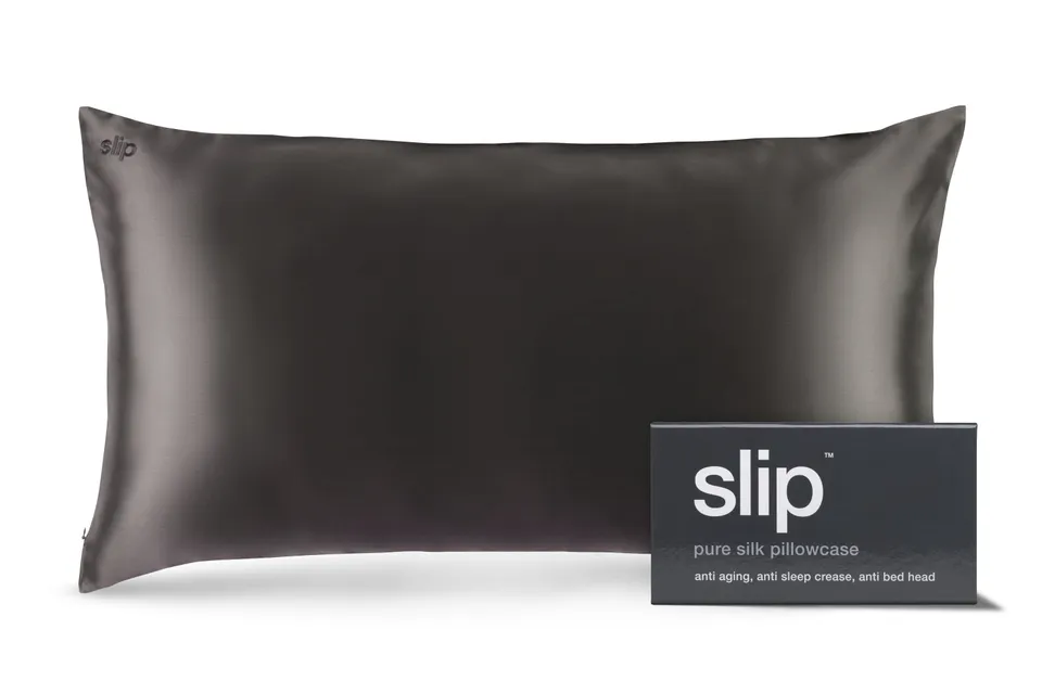 Slip King Zippered Pillowcase taie d’oreiller charcoal 51x91