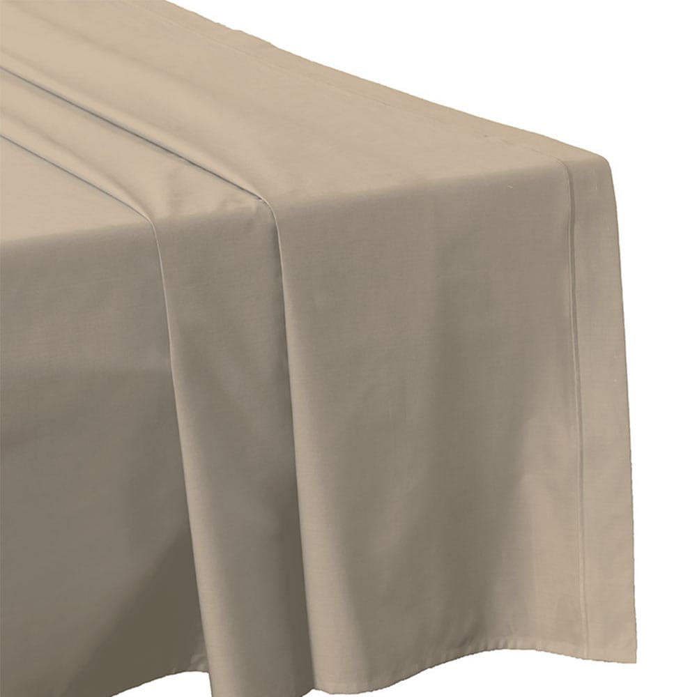Lingorama drap plat 180x290 uni percale coton 80 fils
