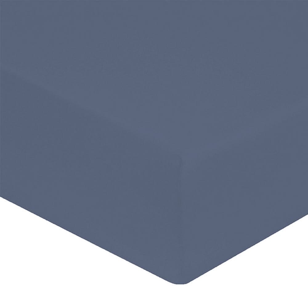 Lingorama Drap-housse 90x190 percale coton blanc