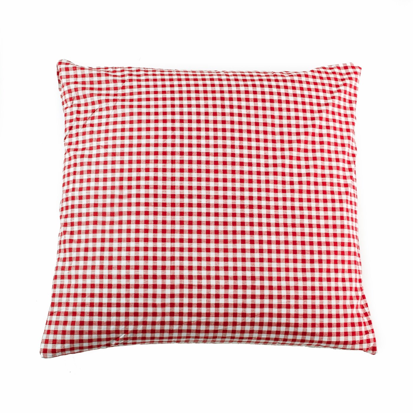 TEXPOT Bettwäsche taie d'oreiller carreaux rouge 80x80