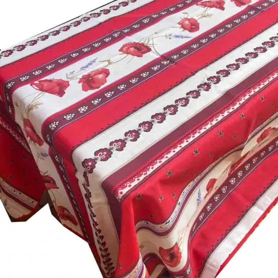 Promo Linge Castelanne nappe rectangulaire 240x150cm anti-tâches