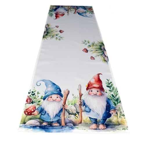 TEXPOT Tischläufer nain prairie nappe 40x110 cm blanc