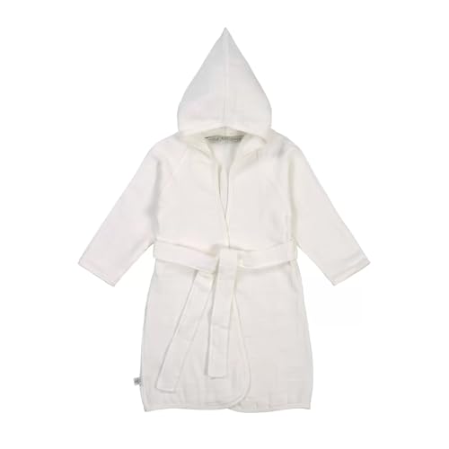 Promo Linge Peignoir bébé gaze coton blanc 2-3 ans
