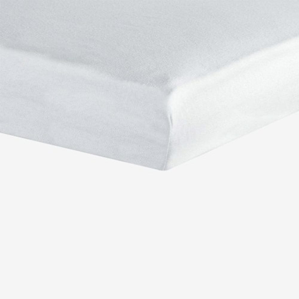 Lingorama drap housse bébé 60x120 jersey coton blanc