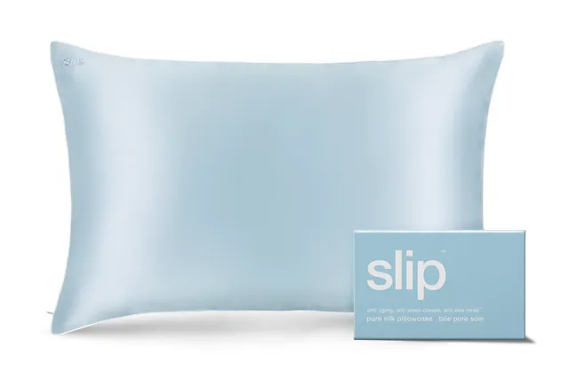 Slip Queen Zippered Pillowcase taie oreiller soie Seabreeze 51x76