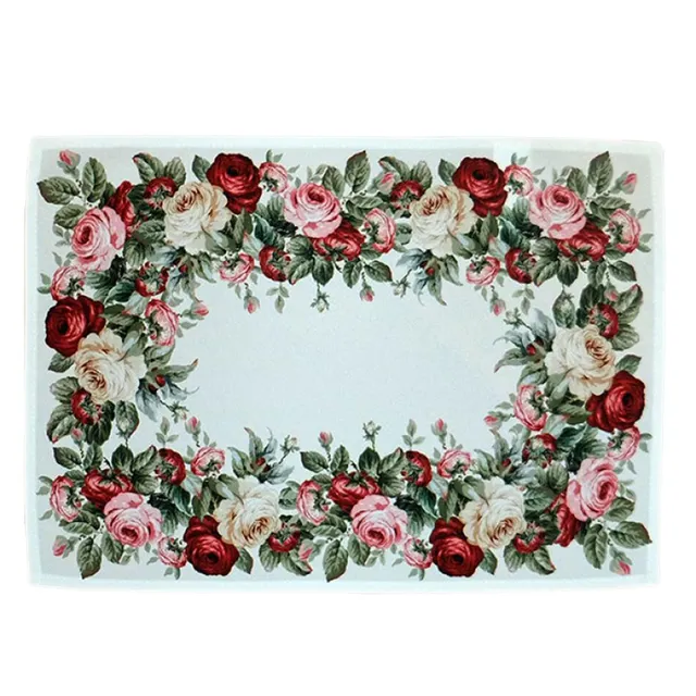 TEXPOT Platzsets set de table roses 35x50 cm polyester