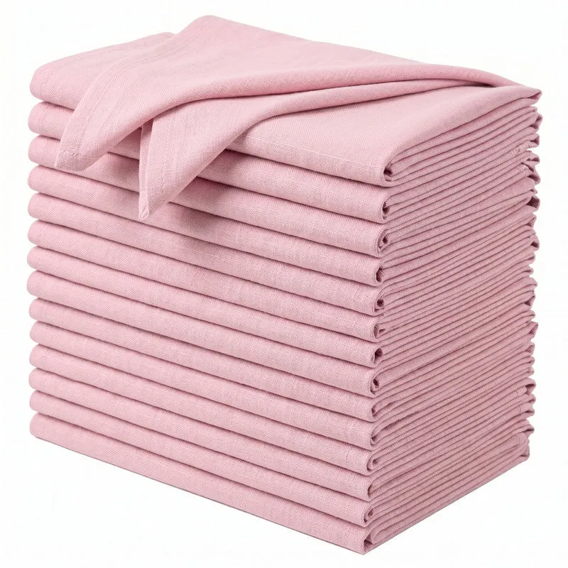 Utopia Bedding Napkin serviette table rose lot 12 18 inch