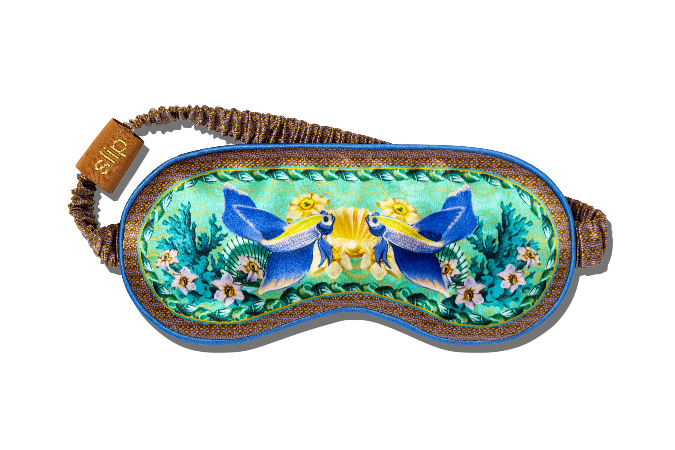 Slip Zodiac Pisces masque de nuit soie poisson